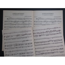 BOURDIN Roger Andantino Piano Trompette ou Trombone 1954