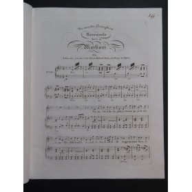 MARLIANI Marco Aurelio Un auretta Lusingghiera Chant Piano ca1840
