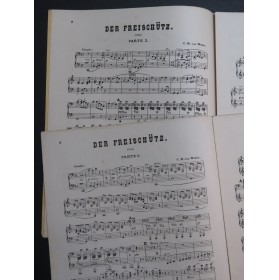 WEBER Der Freischütz Ouverture 2 Pianos 8 mains