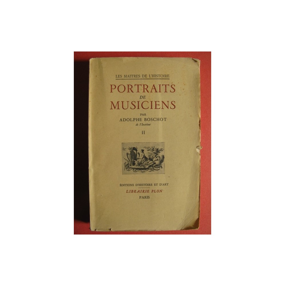 BOSCHOT Adolphe Portraits de Musiciens Vol 2 1947