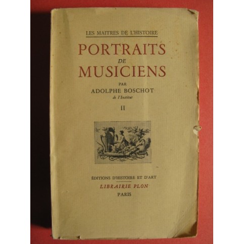 BOSCHOT Adolphe Portraits de Musiciens Vol 2 1947