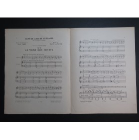 LAPARRA Raoul Le Vent des forêts Chant Piano 1926