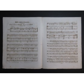 NARGEOT J. Monsieur mon Filleul Chant Piano ca1850
