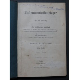 BERLIOZ Hector Instrumentationslehre 1888