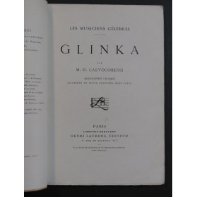 CALVOCORESSI M.-D. Glinka Biographie Critique