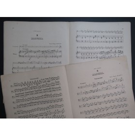 POPPER David Trois Pièces op 11 Piano Violoncelle ca1880