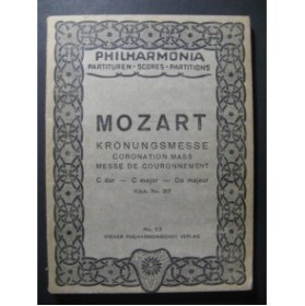 MOZART W. A. Messe No 16 K 317 Orchestre