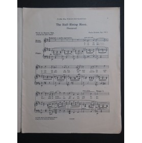 BRITAIN Radie The Half-Rising Moon Had I a Cave Chant Piano 1925