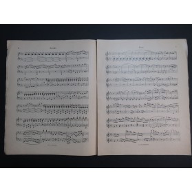 WEBER Der Freischütz Ouverture Piano 4 mains ca1900