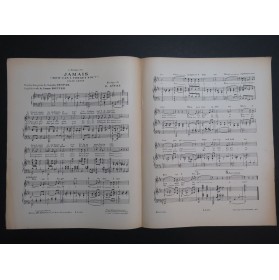 AÏVAZ E. Jamais Chant Piano 1927