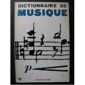DE CANDÉ Roland Dictionnaire de la Musique Dédicace 1961