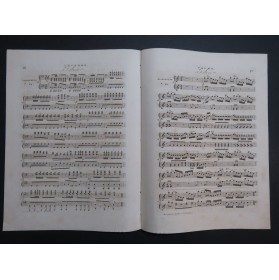 BURROWES J. F. Select Airs from M. Auber's Book No 3 Piano 4 mains ca1830
