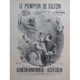 COLLIN Lucien Le Pompon de Suzon Chant Piano ca1880