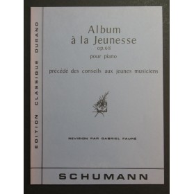 SCHUMANN Robert Album à la Jeunesse Piano