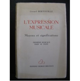 BERTOUILLE Gérard L'Expression Musicale 1959
