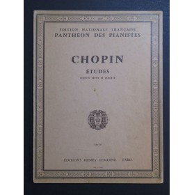 CHOPIN Frédéric Etudes Piano