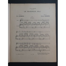 RICHEPIN Tiarko Le Marinier Joli Chant Piano