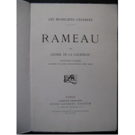 DE LA LAURENCIE Lionel Rameau Biographie