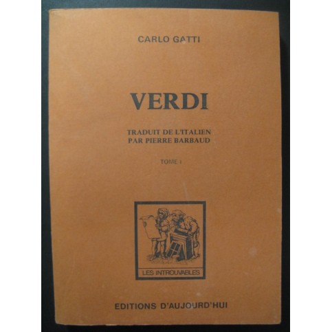 GATTI Carlo Verdi Tome 1 1977