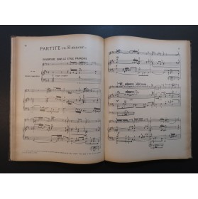 BACH J. S. Partites Partitas Piano ca1906