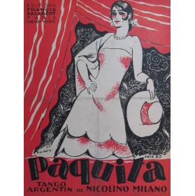MILANO Nicolino Paquita Piano 1926