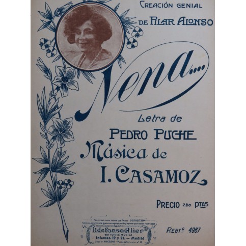 CASAMOZ I. Nena Chant Piano