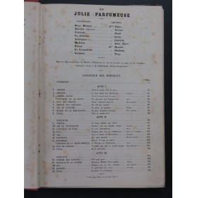 OFFENBACH Jacques La Jolie Parfumeuse Opéra Piano Chant ca1875