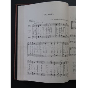 The Scottish Students' Song Book 109 pièces Chant Piano ca1897