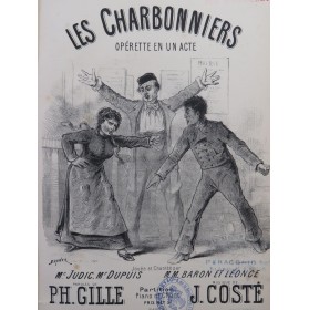 COSTÉ Jules Les Charbonniers Opérette 1877