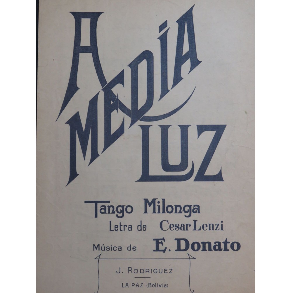 DONATO E. A Media Luz Piano