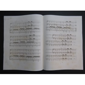 PERUCCHINI G. B. Parte la Nave Barcarola Chant Piano ca1830