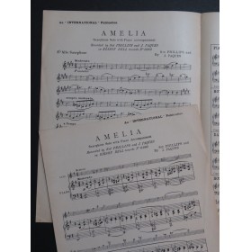 PHILLIPS Sid PAQUES J. Amelia Piano Saxophone 1929