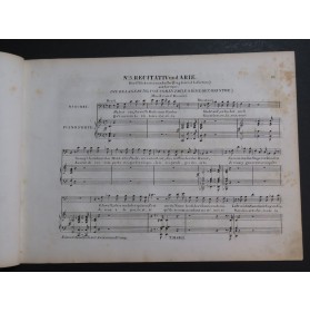 ROSSINI G. Die Belagerung von Corinth No 3 Chant Piano ca1826
