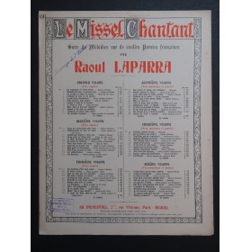 LAPARRA Raoul Les Garçons d'Ambly Chant Piano 1925