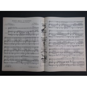 PARÈS Ph. et PARYS G. Van Pour bien S'porter Chant Piano 1927