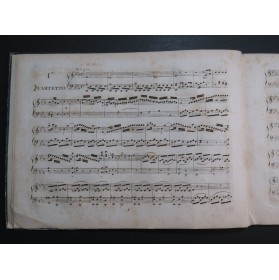 MOZART W. A. Trois Quatuors Piano ca1820