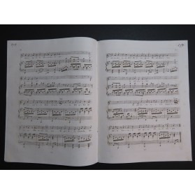 PERUCCHINI G. B. La Nottez'è bella Chant Piano ca1830