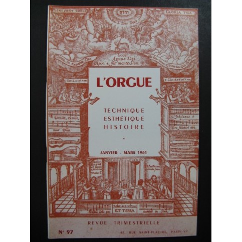 L'Orgue Revue Trimestrielle No 97 1961