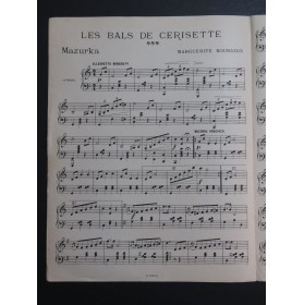 BOURGOIN Marguerite Les Bals de Cerisette Piano