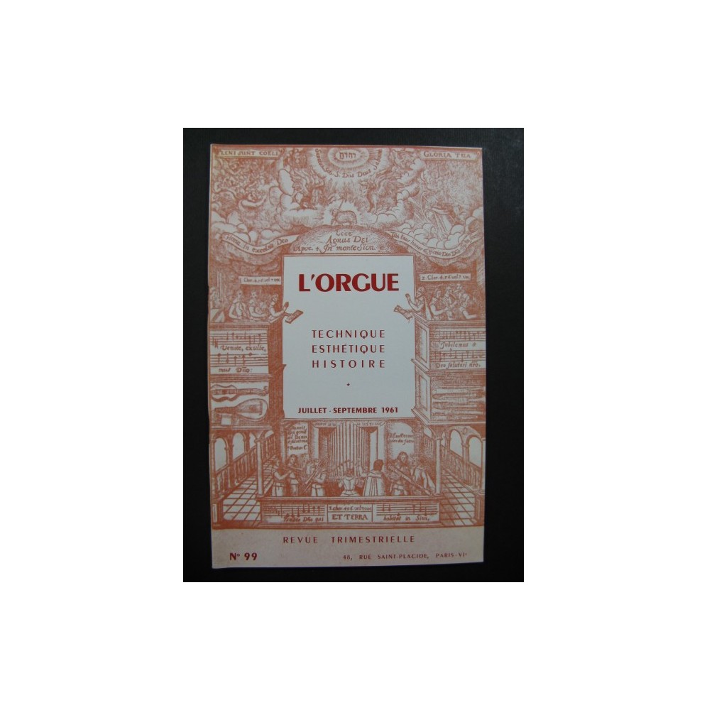 L'Orgue Revue Trimestrielle No 99 1961