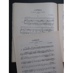 GUIRAUD Ernest Caprice Violon Piano ca1900