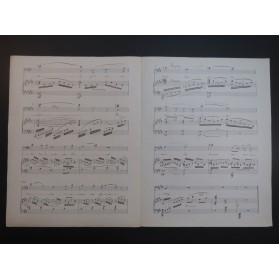 DE FOUGÈRES G. Les Larmes Manuscrit Chant Piano