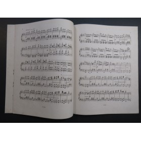 CHASSAIGNE Francisque Ophélie Caprice Valse Dédicace Piano 1869