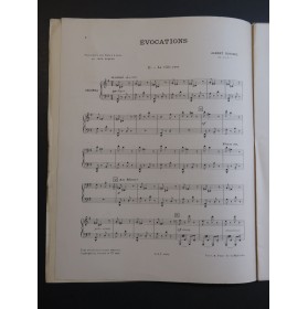 ROUSSEL Albert Évocations La Ville Rose Piano 4 mains 1912