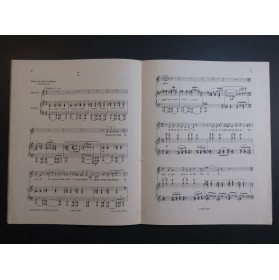 HONEGGER Arthur Quatre Poèmes Chant Piano 1921