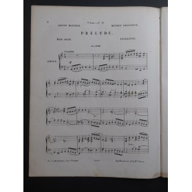 La Maîtrise Journal No 10 4 Pièces pour Chant Orgue ou Orgue 1860