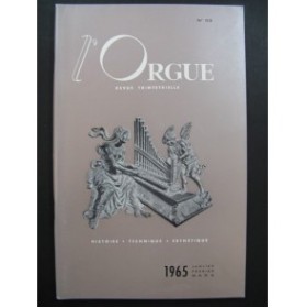L'Orgue Revue Trimestrielle No 113 1965