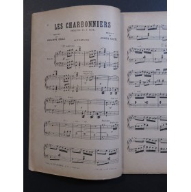 COSTÉ J. Les Charbonniers Opérette Chant Piano 1926