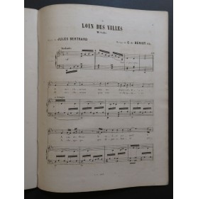 DE BÉRIOT Charles Chants Poétiques 6 Pièces Chant Piano ca1870