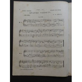La Maîtrise Journal No 4 4 Pièces pour Chant Orgue ou Orgue 1859